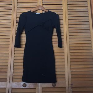 Long sleeved black party dress!!